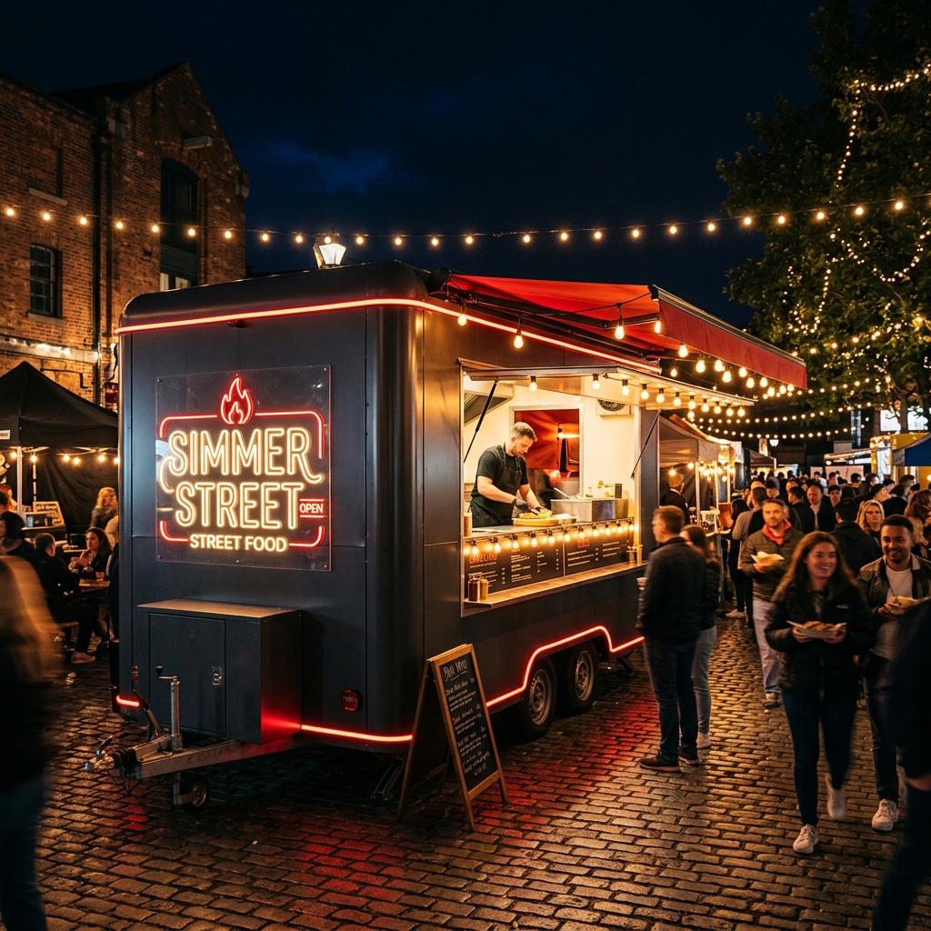 Simmer Street Food Truck at an event
